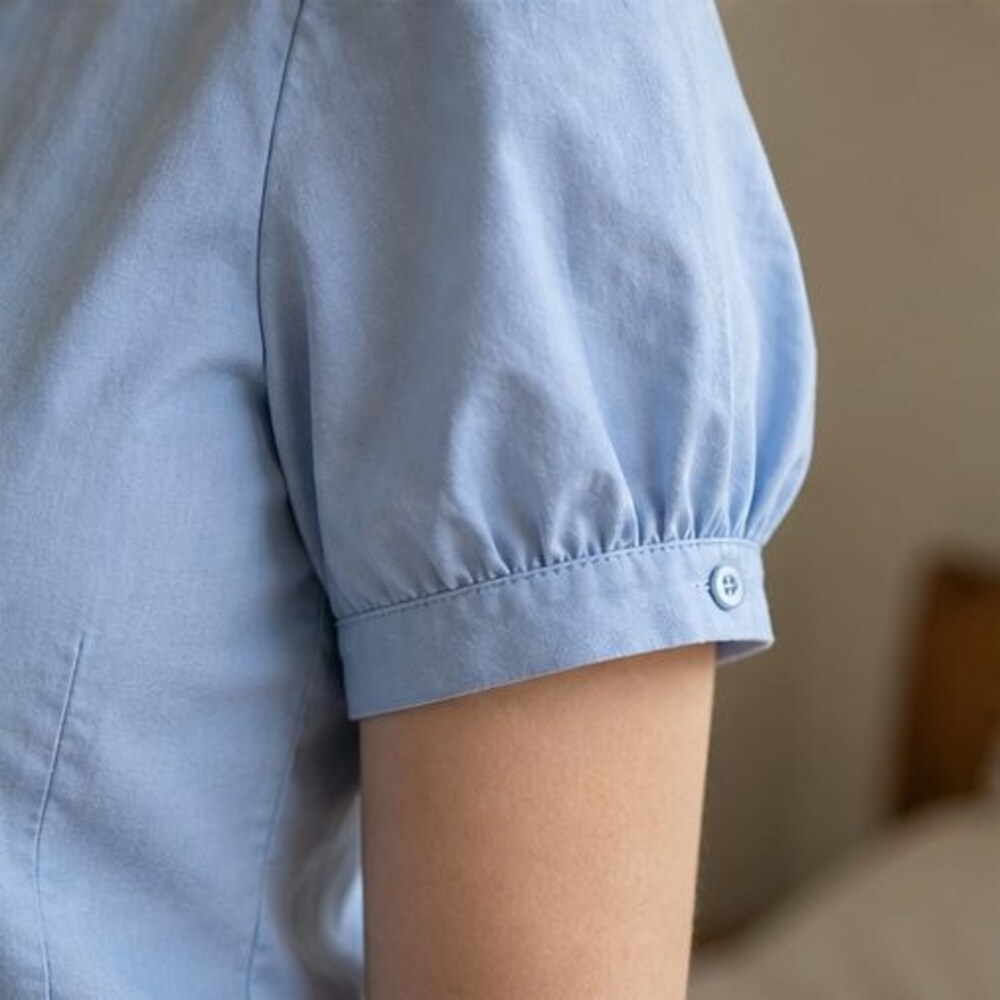 Sand Button Blouse - Picture 5 of 6